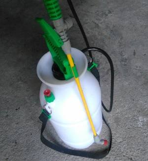 Pulverizador manual de 7 litros con bomba