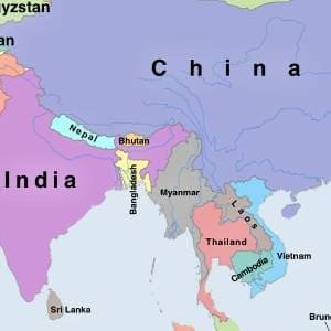 Mapa de asia